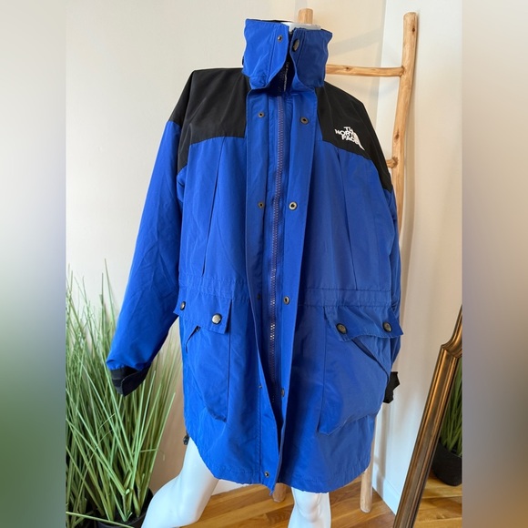 The North Face Gore-Tex Blue Mountain Guide Ski Winter Parka XL VINTAGE 90's - Picture 10 of 15